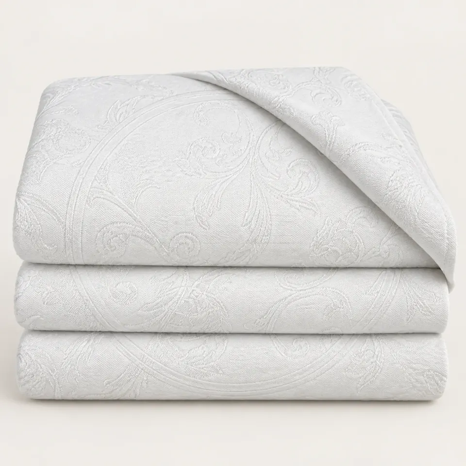 Knitted fabric FRTX 25 010 Kubachi White
