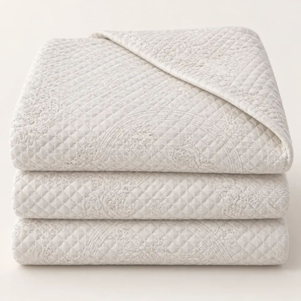 Double jacquard Brokar white