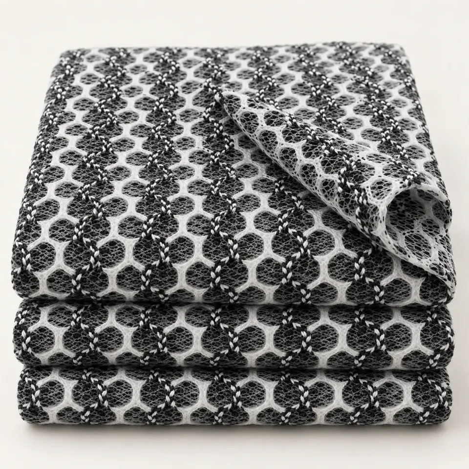 3D mesh white-black 1429