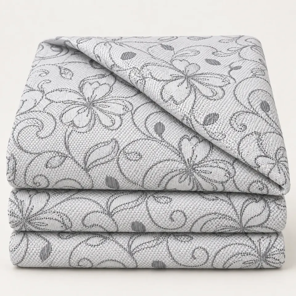 Double jacquard TBD1.3 white-silver