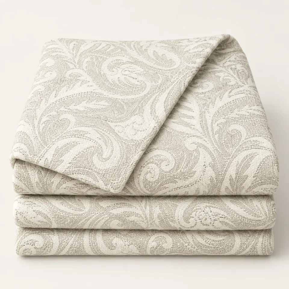 Double jacquard TAB63 white-beige
