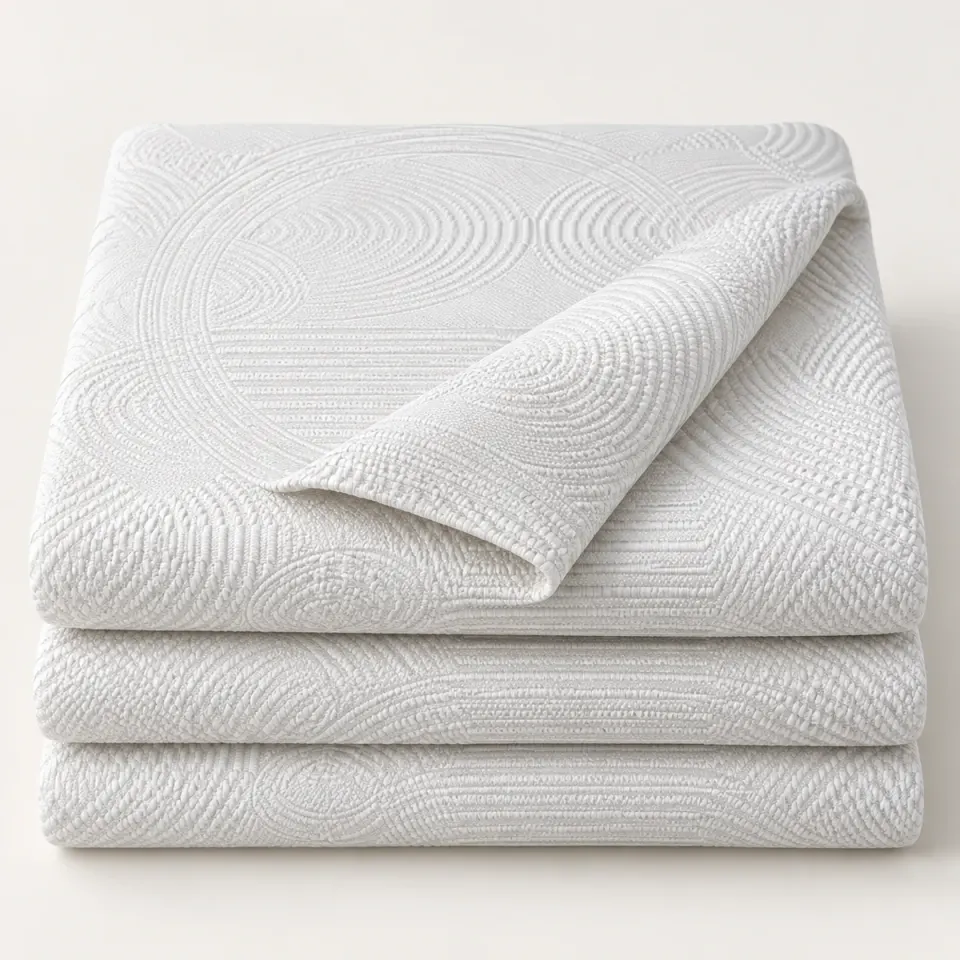 Double jacquard H2915 white