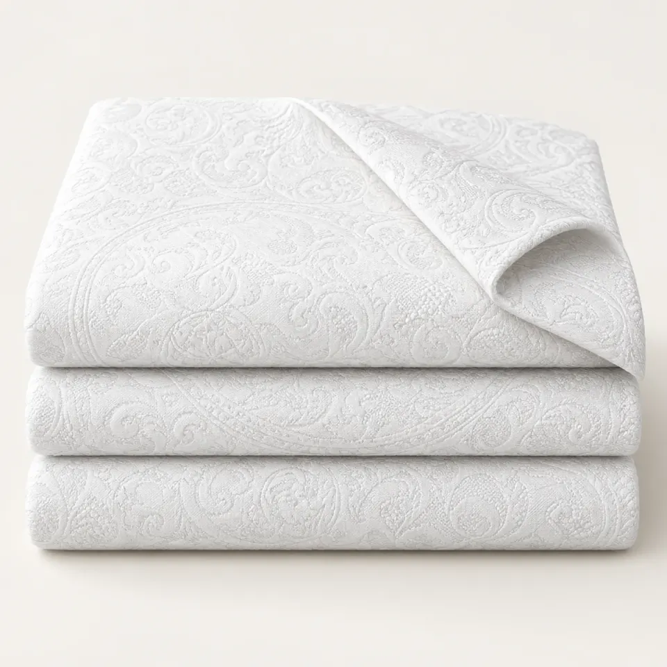 Knitted fabric FRTX 25 009 Kubachi White